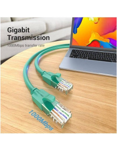 Cable de Red RJ45 UTP Vention IBEGF Cat.6/ 1m/ Verde 2