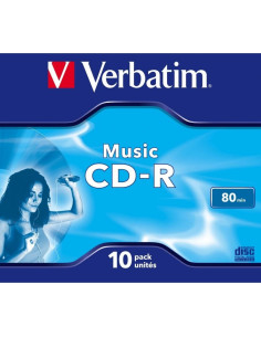 CD-R Verbatim Music 16X/ Caja-10uds 2