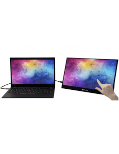 Monitor Portátil Táctil Verbatim PMT-14 14"/ Full HD/ Multimedia/ Negro 2