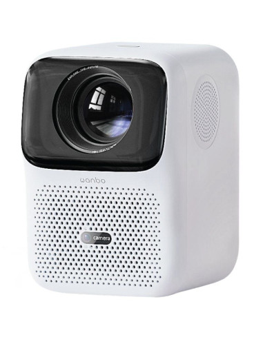 Proyector Portátil Wanbo T4/ 450 Lúmenes/ Full HD/ HDMI/ Bluetooth/ WiFi/ Blanco