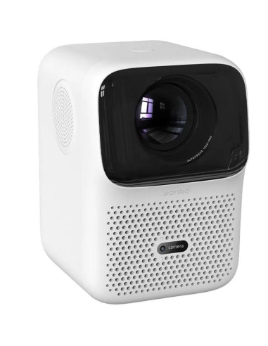 Proyector Portátil Wanbo T4/ 450 Lúmenes/ Full HD/ HDMI/ Bluetooth/ WiFi/ Blanco