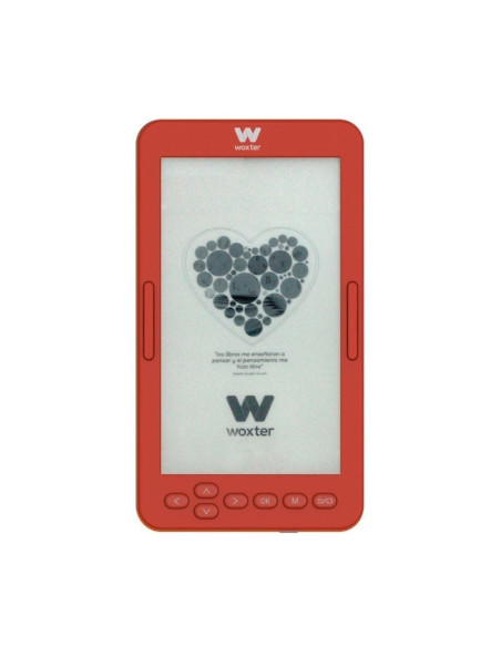 Libro Electrónico Ebook Woxter Scriba 195 S/ 4.7"/ Tinta Electrónica/ Rojo