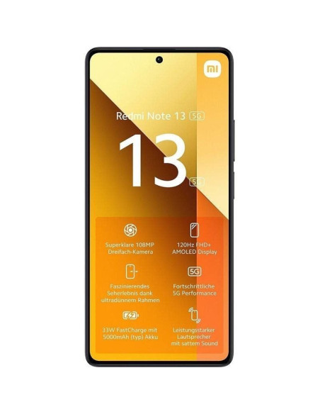 Smartphone Xiaomi Redmi Note 13 NFC 6GB/ 128GB/ 6.67"/ 5G/ Negro