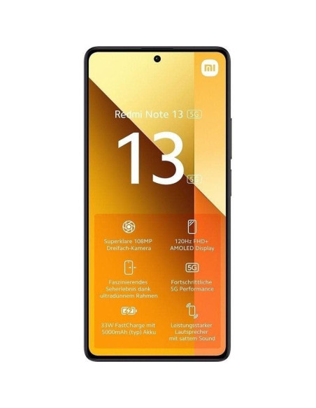 Smartphone Xiaomi Redmi Note 13 NFC 8GB/ 256GB/ 6.67"/ 5G/ Negro