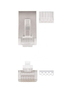 Conector RJ45 Nanocable 10.21.0203/ Cat.6/ 10 uds 2