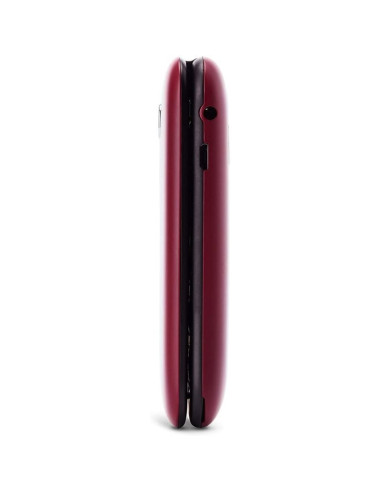 Teléfono Móvil Panasonic KX-TU400EXR para Personas Mayores/ Rojo Granate