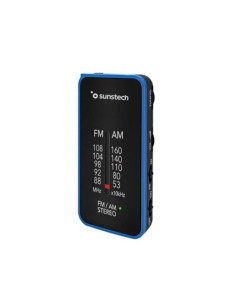Radio Portátil Sunstech RPC6BL/ a Pilas/ Azul