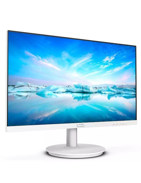Monitor Philips 241V8AW 23.8"/ Full HD/ Multimedia/ Blanco