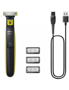 Cortabarbas Philips Oneblade QP2724/10/ con Batería/ 3 Accesorios