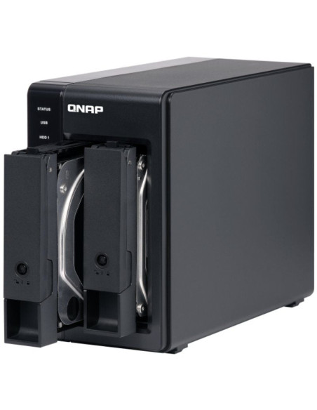 DAS QNAP TR-002/ 2 Bahías 3.5"- 2.5"/ Formato Torre