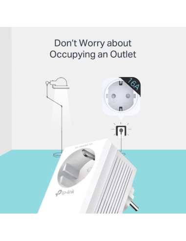 Adaptador Powerline TP-Link TL-WPA7617 KIT 1000Mbps/ Alcance 300m/ Pack de 2