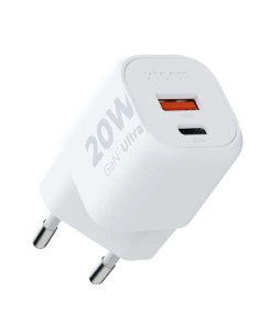 Cargador de Pared GaN Xtorm XEC020/ 1xUSB Tipo-C/ 1xUSB/ 20W