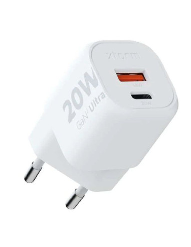 Cargador de Pared Xtorm XEC020/ 1xUSB Tipo-C/ 1xUSB/ 20W