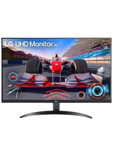 Monitor Profesional LG UltraFine 32UR550-B 31.5"/ 4K/ Multimedia/ Regulable en altura/ Negro