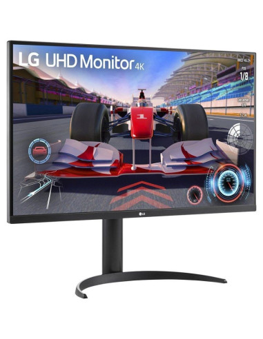 Monitor Profesional LG UltraFine 32UR550-B 31.5"/ 4K/ Multimedia/ Regulable en altura/ Negro
