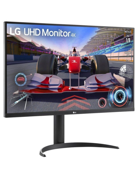 Monitor Profesional LG UltraFine 32UR550-B 31.5"/ 4K/ Multimedia/ Regulable en altura/ Negro