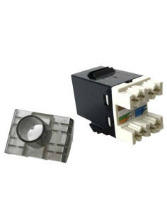 Conector RJ45 Phasak SD 3018 Cat.6 UTP/ Negro 2