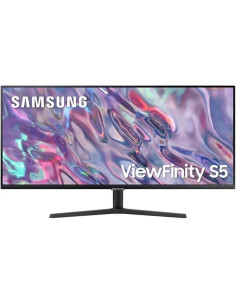 Monitor Profesional Ultrapanorámico Samsung ViewFinity S5 S34C500GAU 34"/ UWQHD/ Negro
