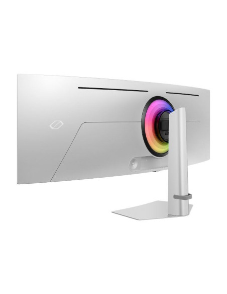 Monitor Gaming Ultrapanorámico Curvo Samsung Odyssey OLED G9 S49CG934SU 49"/ Dual QHD/ 0.03ms/ 240Hz/ OLED/ Multimedia/ Plata