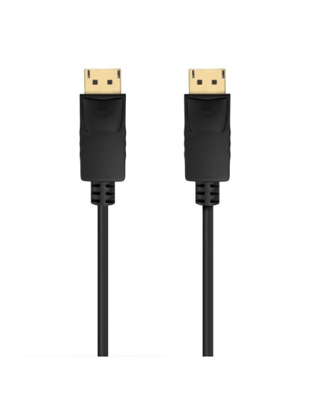Cable DisplayPort 1.2 CCS 4K Aisens A124-0740/ DisplayPort Macho - DisplayPort Macho/ Hasta 5W/ 2300Mbps/ 2m/ Negro