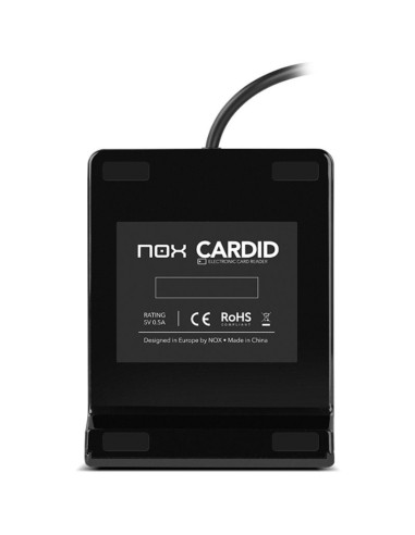 Lector de DNI y Tarjetas Nox Card ID/ Negro