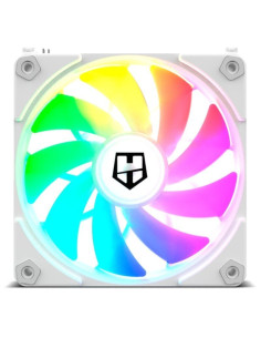 Pack 3 Ventiladores Nox Easy Link/ ARGB/ 12cm/ Blanco 2