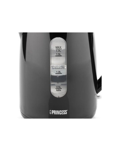 Hervidor de Agua Princess 236017 Black Style/ 2200W/ Capacidad 1.7L