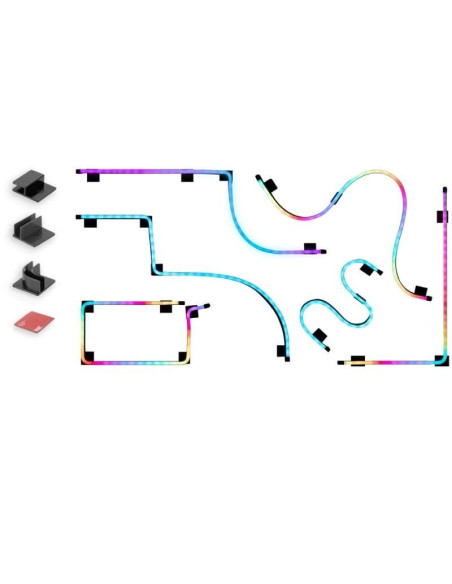 Pack 2 Tiras LED Mars Gaming MLT-TWO/ 40cm/ Color ARGB
