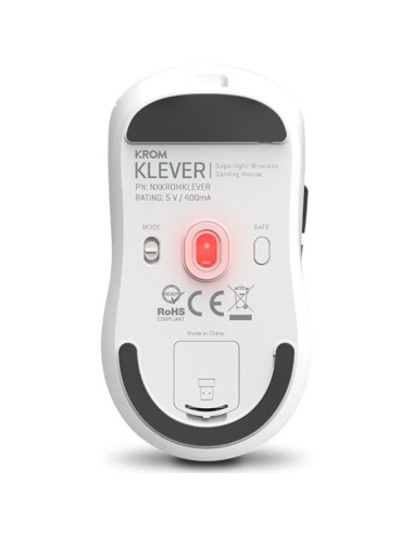 Ratón Gaming Inalámbrico Krom Klever/ Hasta 10000 DPI