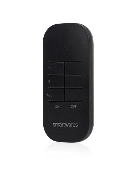 Set de Mini Enchufes para Exterior Smartwares SH4-99653/ Negros