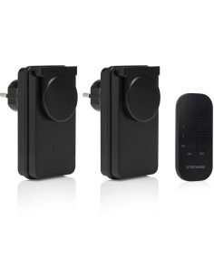 Set de Interruptores para Exterior Smartwares SH4-99654/ Negros