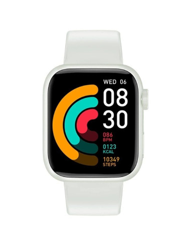 Smartwatch Forever IGo Watch 3 JW-500/ Notificaciones/ Frecuencia Cardíaca/ Blanco