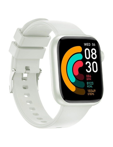 Smartwatch Forever IGo Watch 3 JW-500/ Notificaciones/ Frecuencia Cardíaca/ Blanco