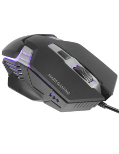 Ratón Gaming Mars Gaming MM024/ Hasta 4000 DPI/ Negro 2