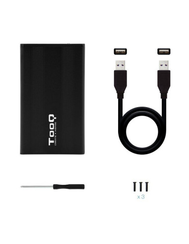 Caja Externa para Disco Duro de 2.5" TooQ TQE-2510B/ USB 2.0