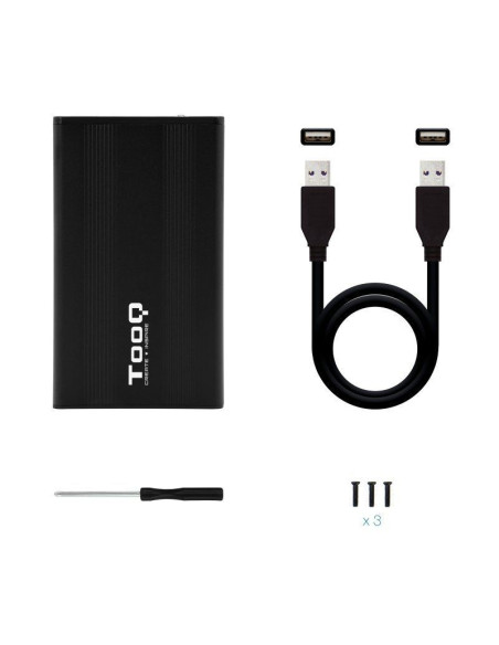 Caja Externa para Disco Duro de 2.5" TooQ TQE-2510B/ USB 2.0
