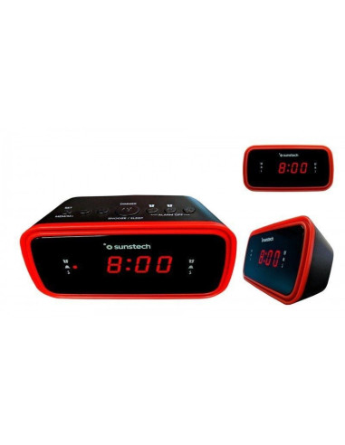 Despertador Sunstech FRD60RD/ Radio FM