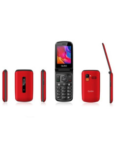 Teléfono Móvil Qubo P-210NWRD para Personas Mayores/ Rojo 2