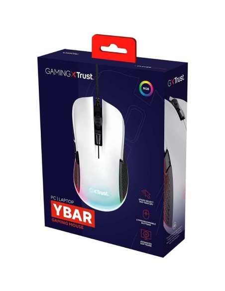 Ratón Gaming Trust Gaming GXT 922 YBAR/ Hasta 7200 DPI