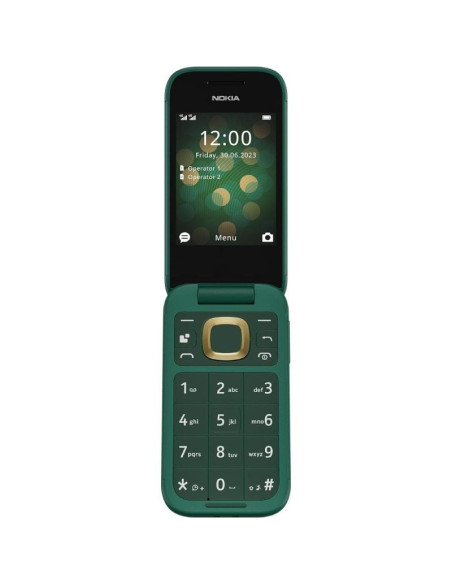Teléfono Móvil Nokia 2660 Flip/ Verde
