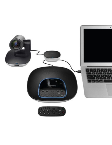Sistema de  Videoconferencia Logitech Group/ Enfoque Automático/ Full HD
