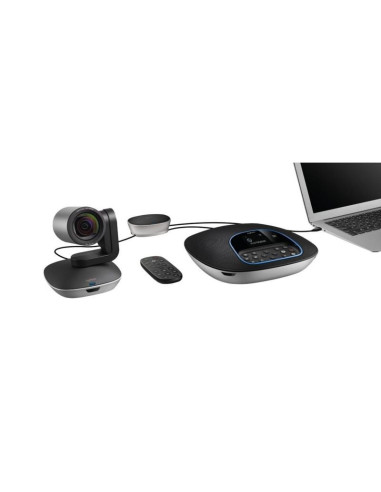 Sistema de  Videoconferencia Logitech Group/ Enfoque Automático/ Full HD