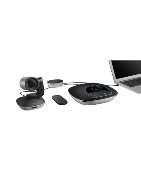 Sistema de  Videoconferencia Logitech Group/ Enfoque Automático/ Full HD