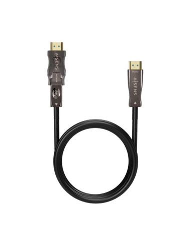 Cable HDMI 2.1 AOC 8K Desmontable Aisens A153-0647/ HDMI Macho / D Macho - HDMI Macho/ 40m/ Negro