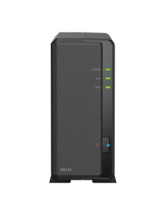 NAS Synology Diskstation DS124/ 1 Bahía 3.5""- 2.5""/ 1GB DDR4/ Formato Torre