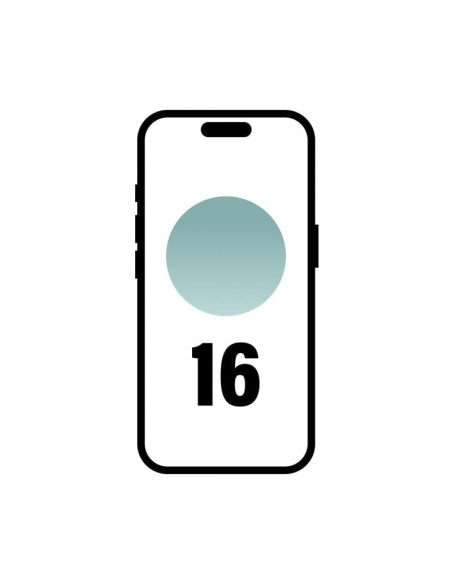 Smartphone Apple iPhone 16 128GB/ 6.1"/ 5G/ Verde Azulado