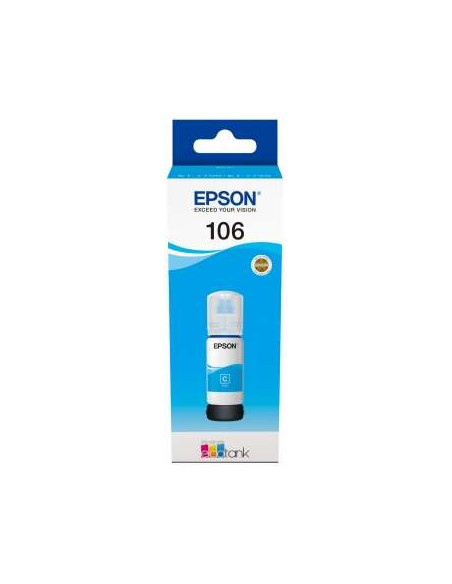 Epson 106 Cyan Botella de Tinta Original - C13T00R240
