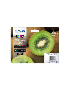 Epson 202 Pack de 5 Cartuchos de Tinta Originales - C13T02E74010