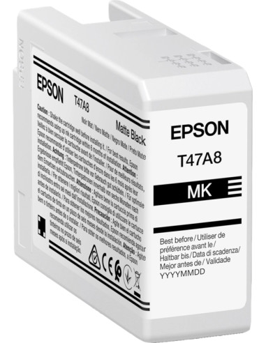 Epson T47A8 Negro Mate Cartucho de Tinta Original - C13T47A800