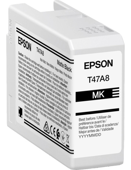Epson T47A8 Negro Mate Cartucho de Tinta Original - C13T47A800